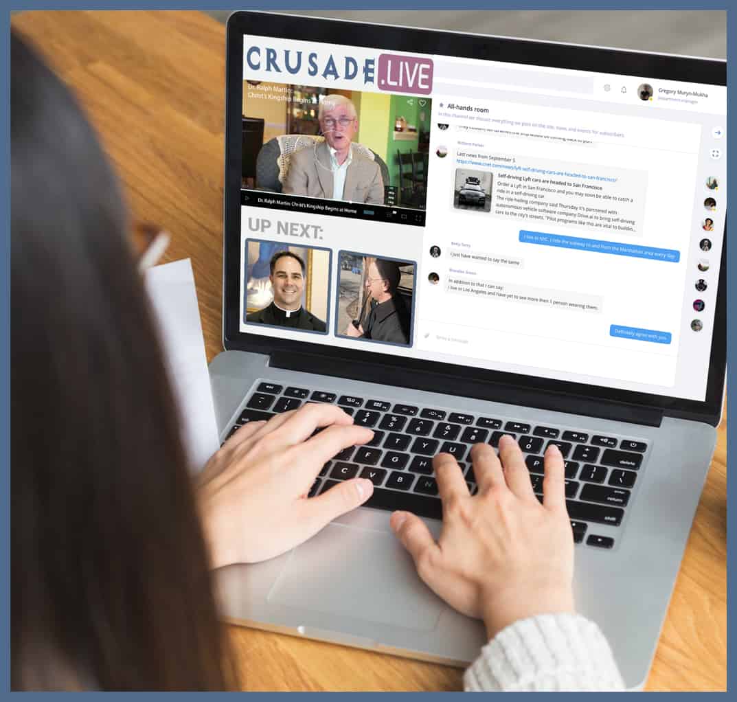 Woman engaging with on her laptop